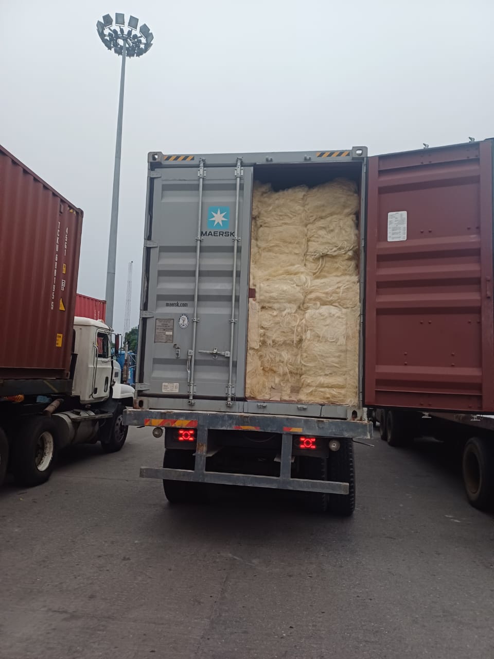 Sisal Fibre Container — Loaded for Export